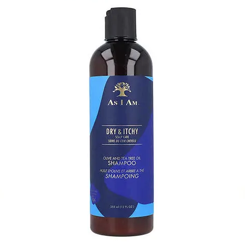 Shampoo und Spülung As I Am Dry Itchy Olivenöl Teebaum 355 ml